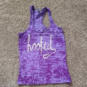 Next Level Apparel Purple Sleeveless Fitted Tank Top